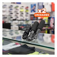 Pack2 Rutina funcional con soga cable 280cm negro Y+Regalo Sticker
